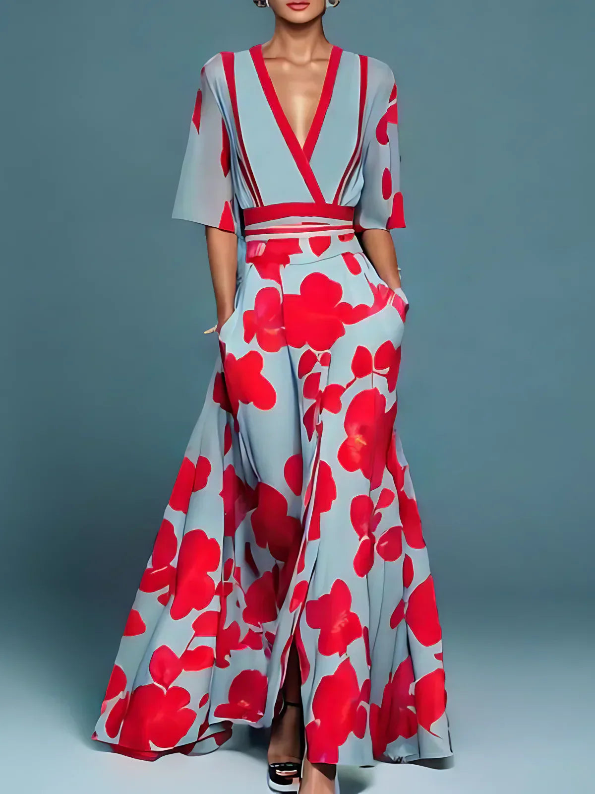 Rina | Elegantes Kleid mit Ärmeln