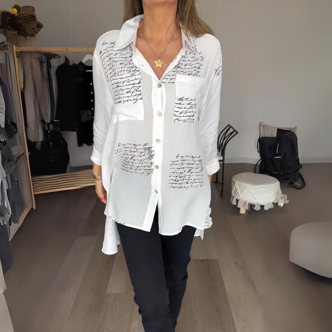Leah | Handgeschriebenes Button-up-Hemd