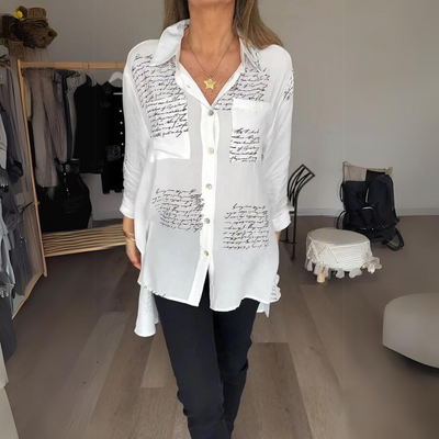 Leah | Handgeschriebenes Button-up-Hemd