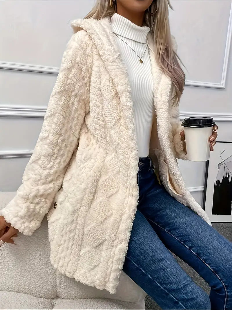 Linda | Fleece-Kapuzenjacke