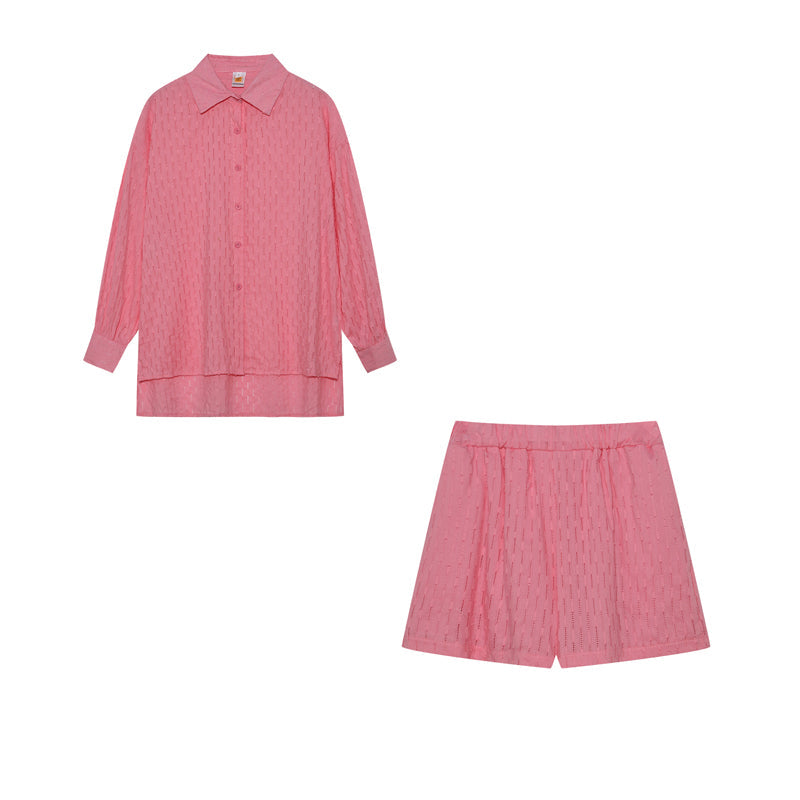 Leah | Chic Hemd und Kurzhose im Set