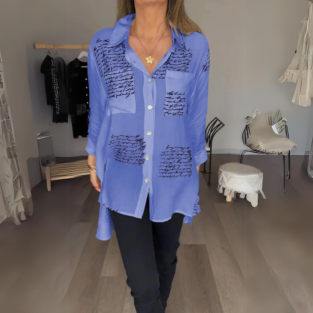 Leah | Handgeschriebenes Button-up-Hemd