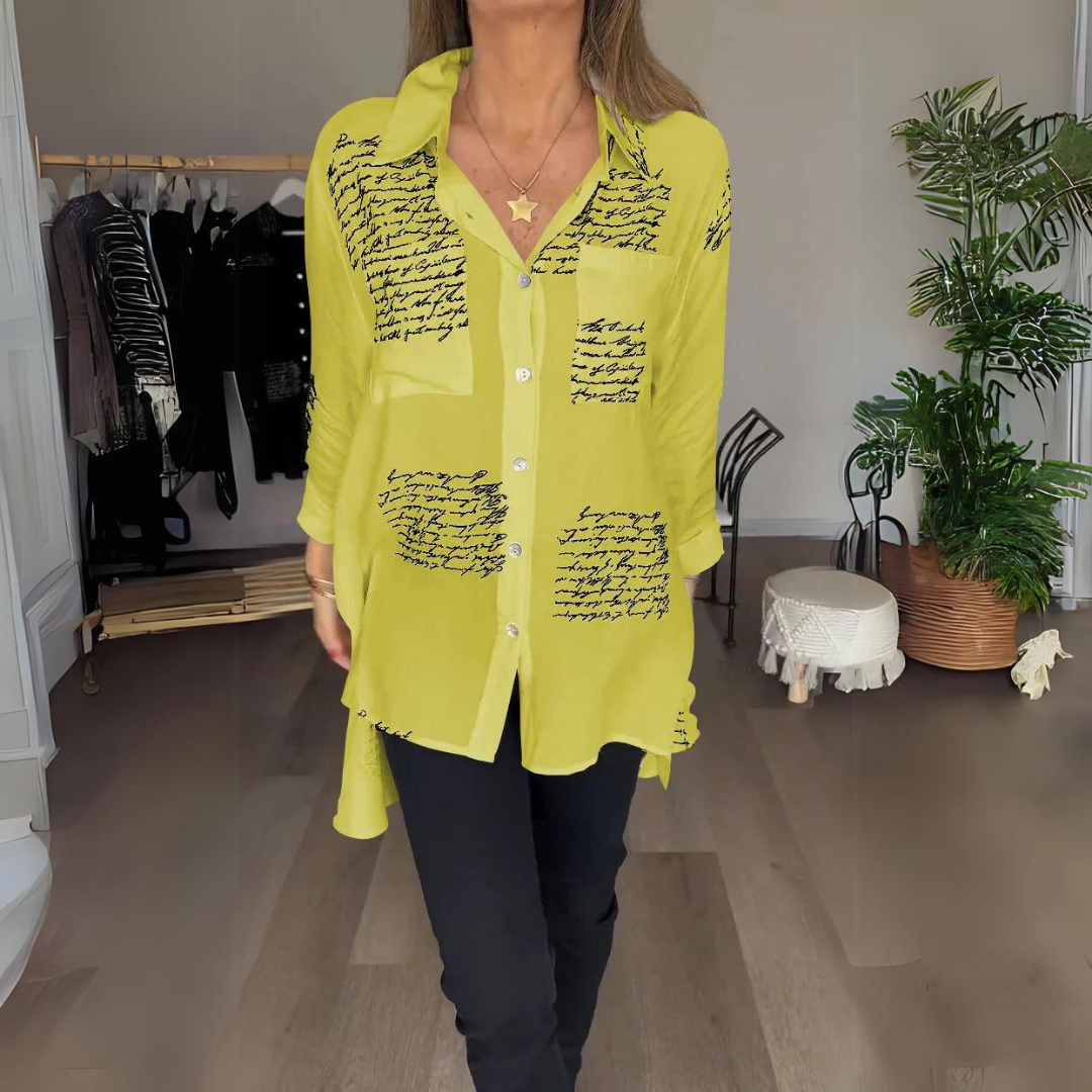 Leah | Handgeschriebenes Button-up-Hemd