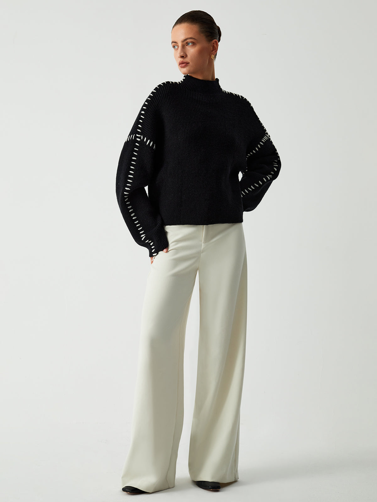 Alma | Pullover mit Rollkragen