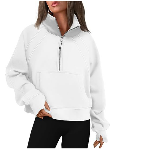 Marie | Bequemer Pullover mit Tasche