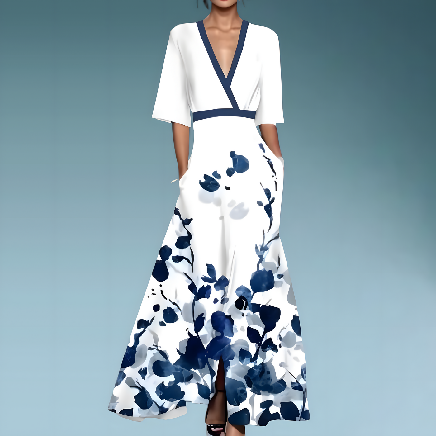 Rina | Elegantes Kleid mit Ärmeln