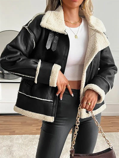 Carolin | Elegante Lederjacke