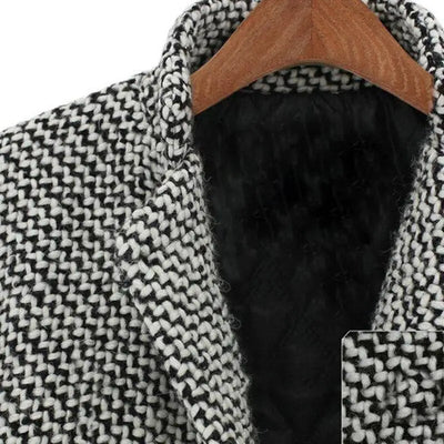 Monika | Lange Jacke aus weichem Stoff