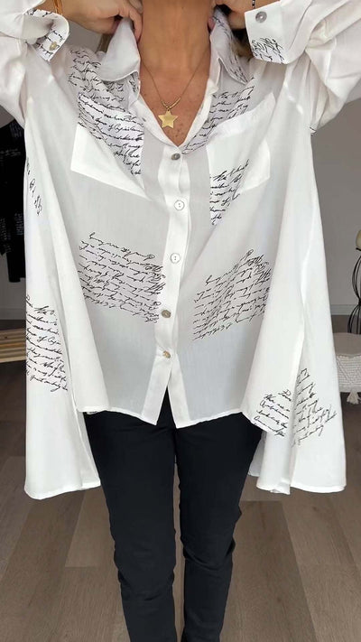 Leah | Handgeschriebenes Button-up-Hemd