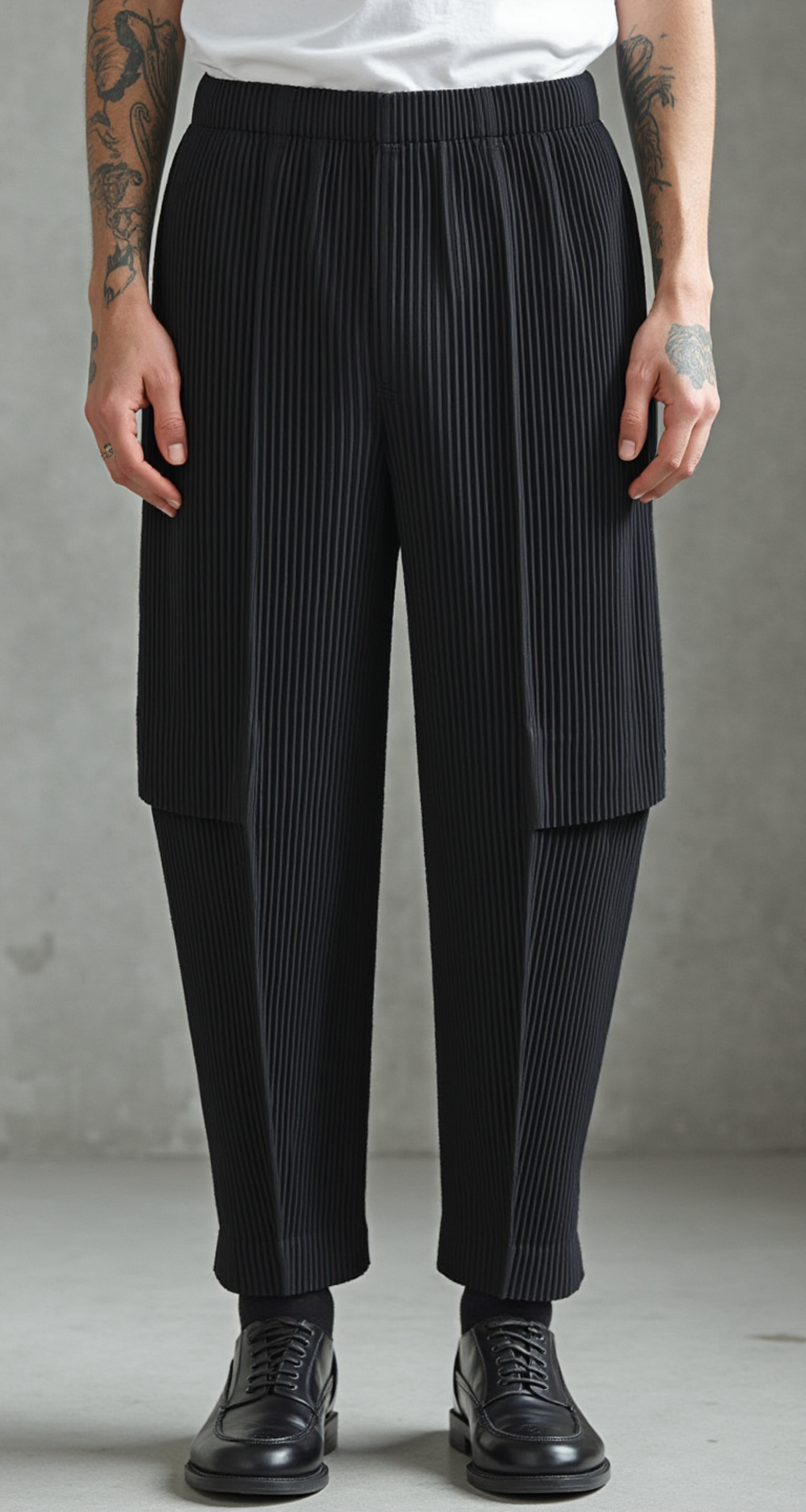 Kevin | Plissierte Cargo Hose