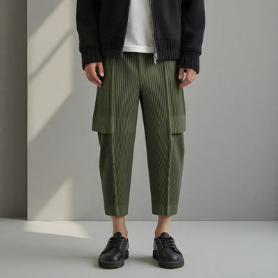 Kevin | Plissierte Cargo Hose